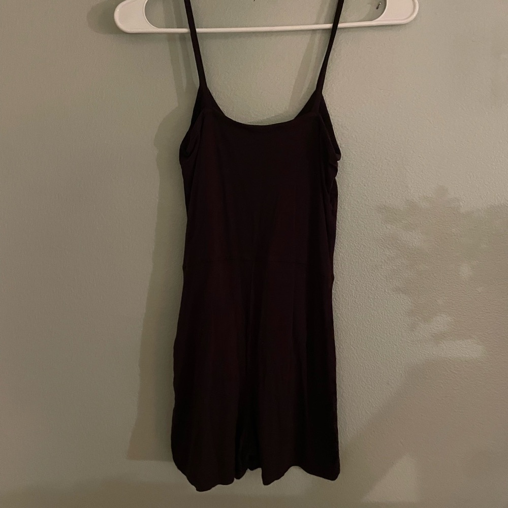 Women's Pretty Little Thing Brown Corset Stitching Romper - Picture 5 of 7